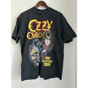 Ozzy Osbourne "1982 Decapitation Tour" Reprint T-shirt All Sport Tag